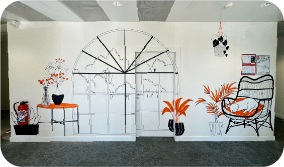 Décoration murale imprimée