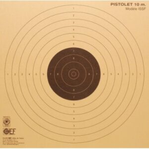Cibles 10m pistolet 17x17