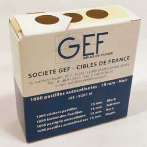 Pastilles noires 15mm