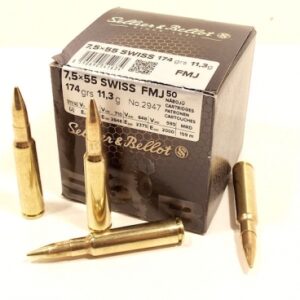 Cart SELLIER & BELLOT 7.5x55 174grs FMJ